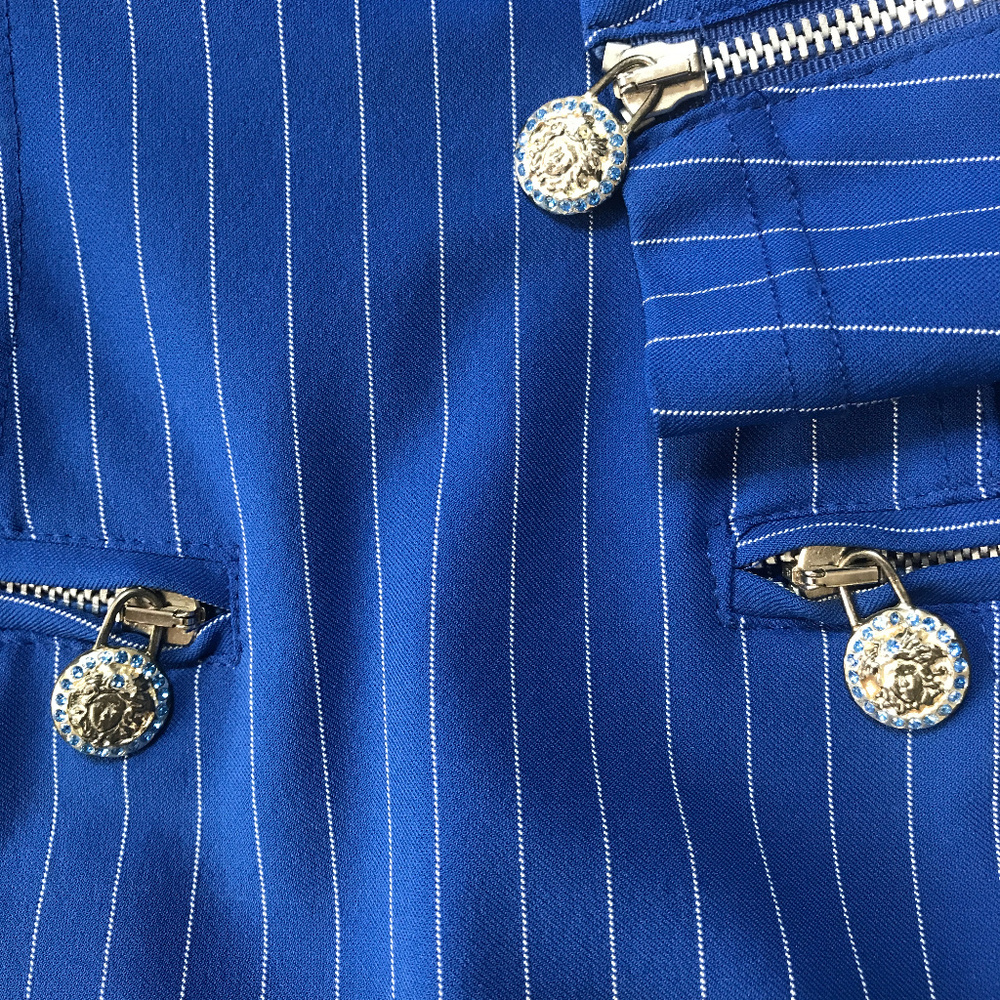 VINTAGE VERSACE JEANS COUTURE MEDUSA HEAD DRESS - Picture 3 of 8